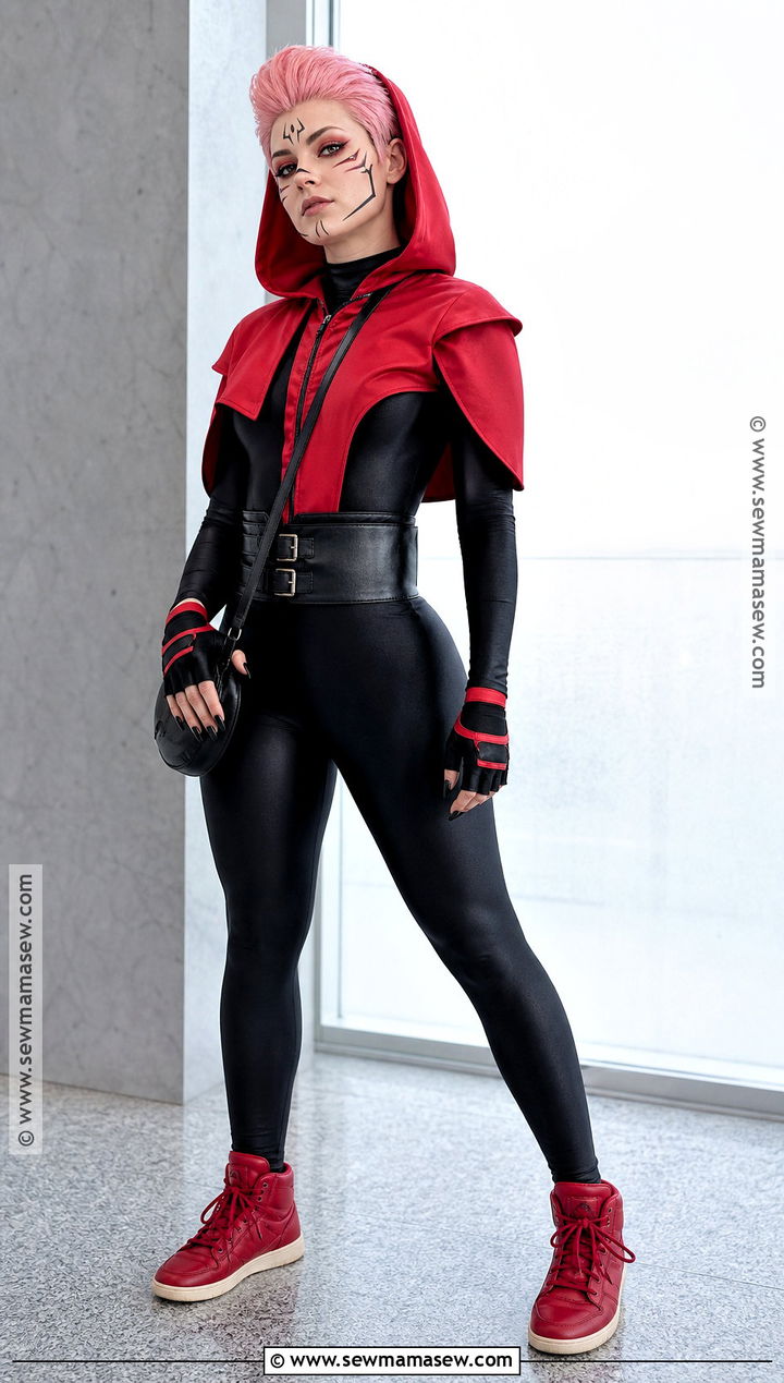 Red Hooded Sukuna Costume - 30 sukuna costume ideas for females