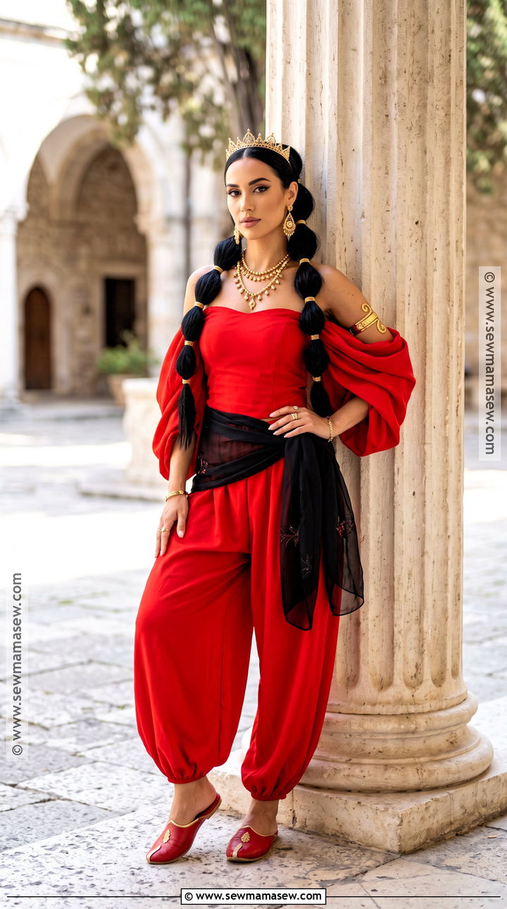 Red Jasmine Costume With Off Shoulder Top - 35 red jasmine costume ideas