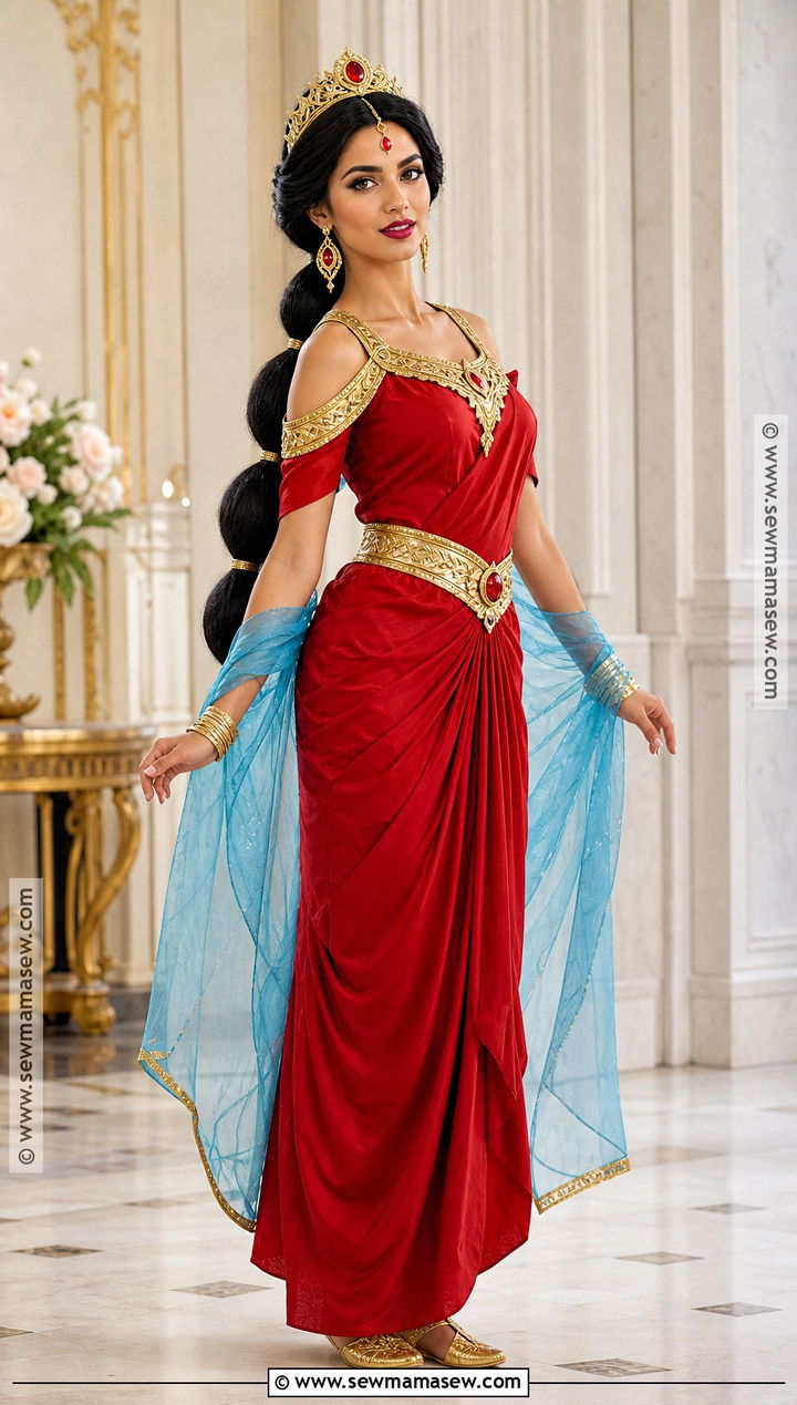 Red Jasmine Dress Costume - 30 red jasmine halloween costume ideas