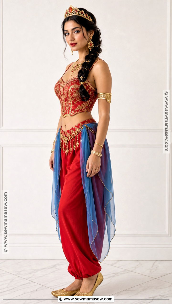 Red Jasmine No Wig Costume - 30 red jasmine halloween costume ideas