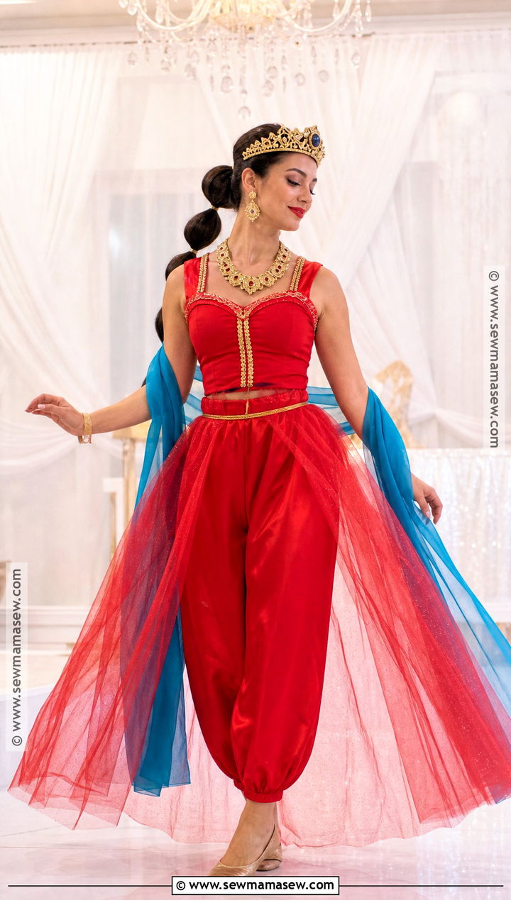 Red Jasmine Tulle Costume - 30 red jasmine halloween costume ideas