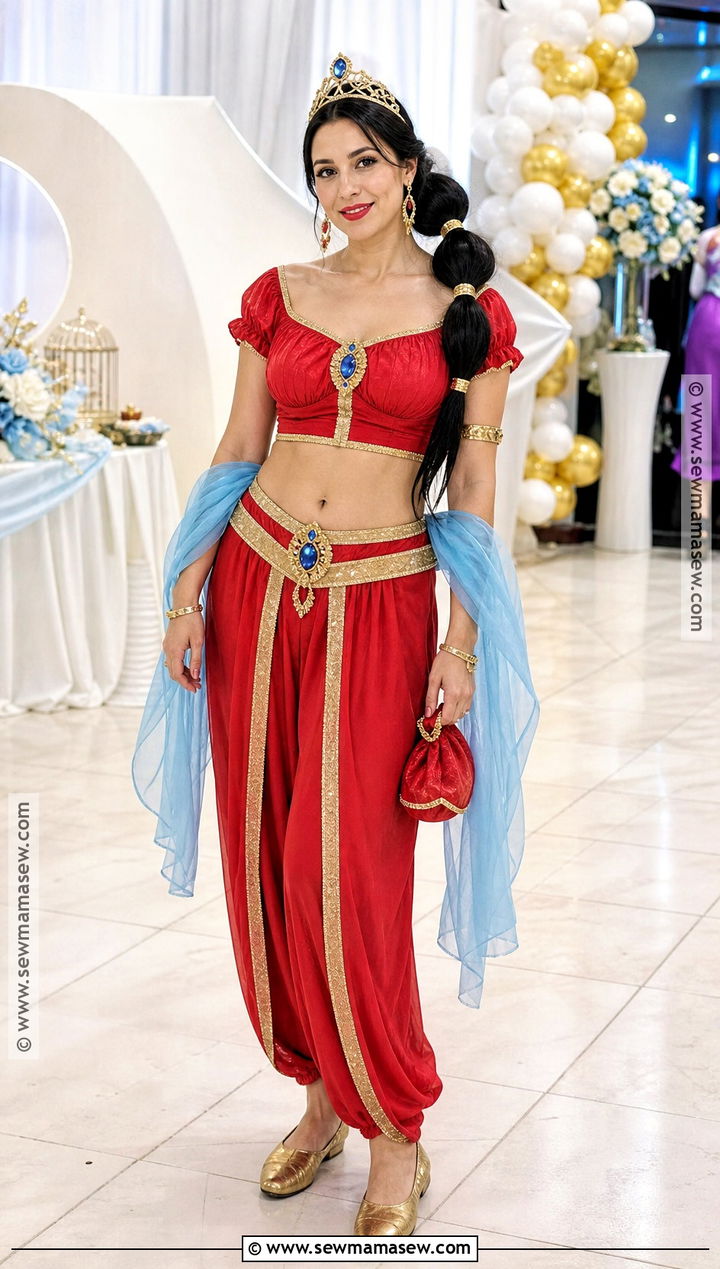 Red Jasmine Two Piece Costume - 30 red jasmine halloween costume ideas