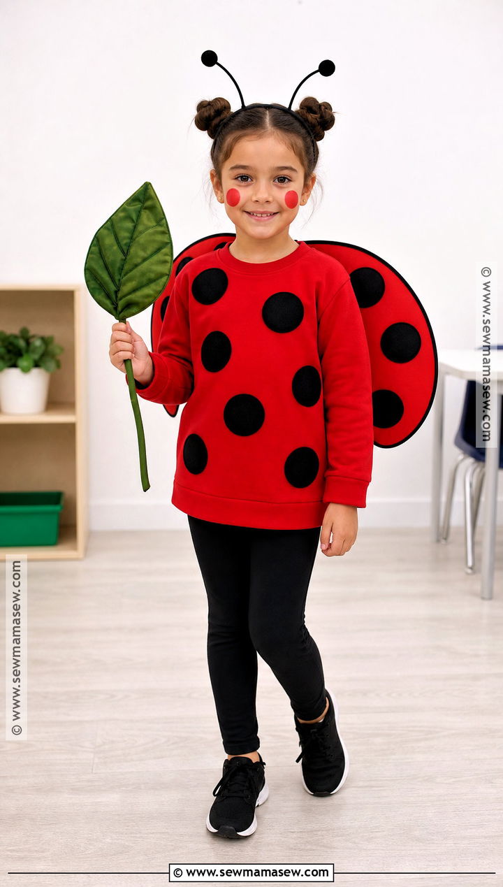 Red Ladybug Costume - 30 Easy Halloween Costumes For School