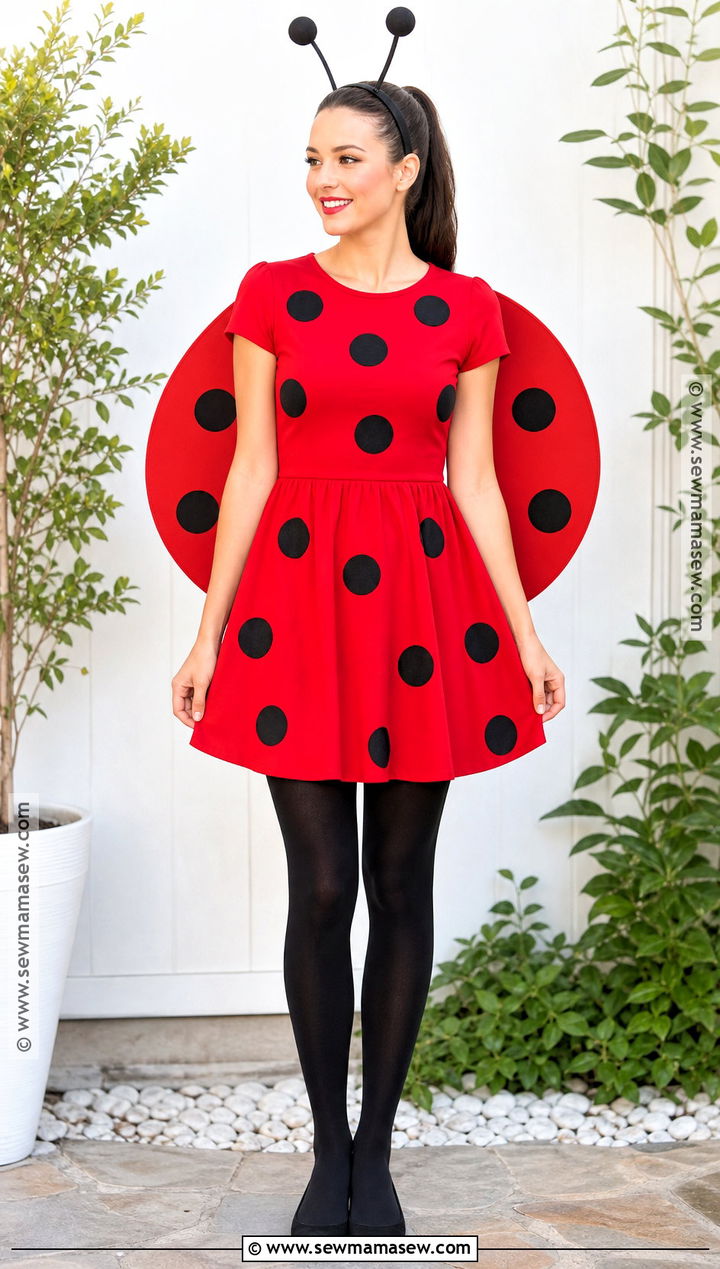 Red Ladybug Costume - 35 homemade costume ideas for women