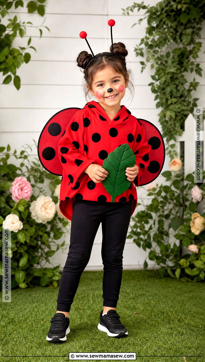 Red Ladybug Costume - 30 easy halloween costumes for kids