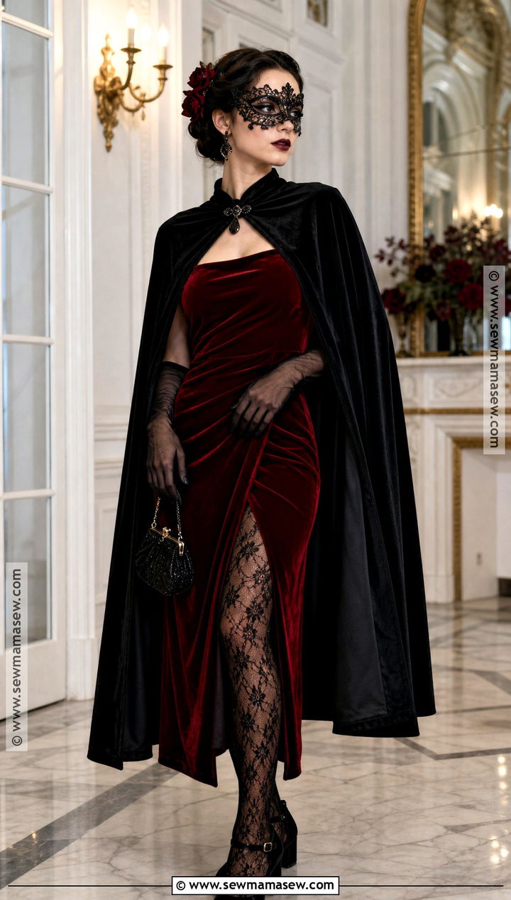 Red Masquerade Costume - 35 red dress halloween costume ideas