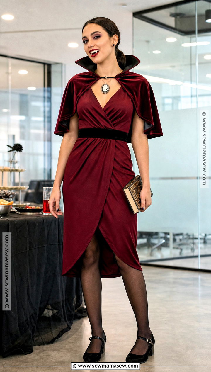 Red Midi Vampire Dress Costume - 35 red vampire dress ideas