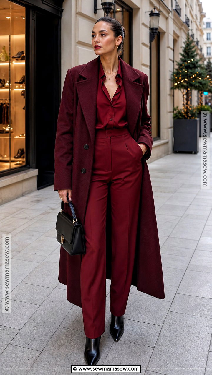 Red Monochrome Vampire Outfit - 40 modern vampire outfit ideas