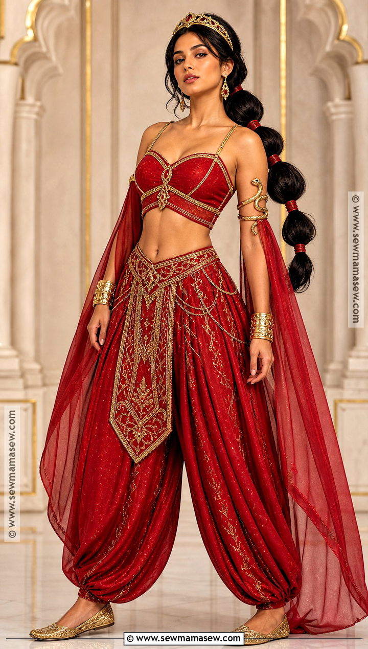 Red Palace Jasmine Costume - 30 jasmine costume ideas for women