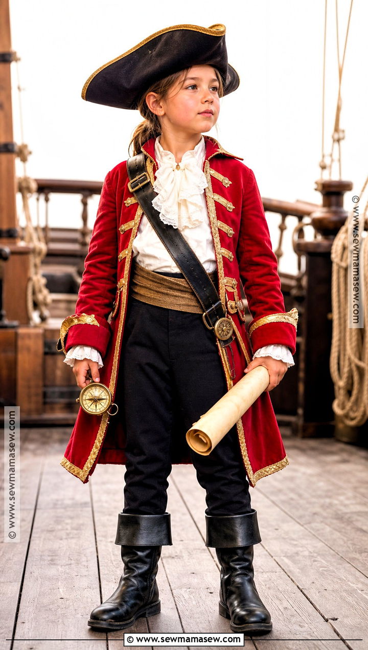 Red Pirate Captain Costume - 35 pirate costume ideas for kids