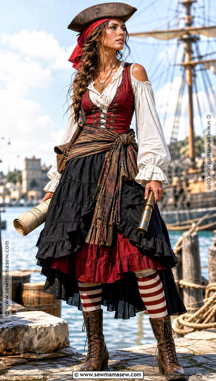 Red Pirate Costume - 30 Red Costume Ideas for Women