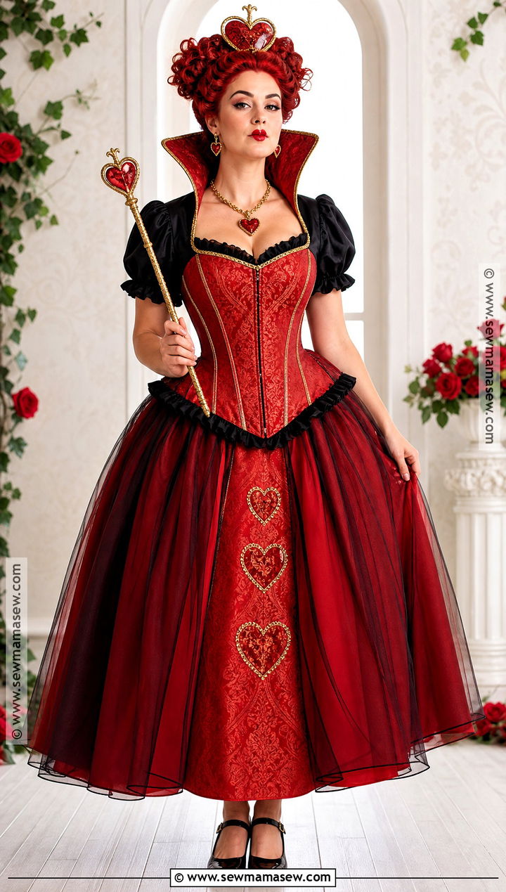 Red Queen Corset Costume - 35 corset costumes