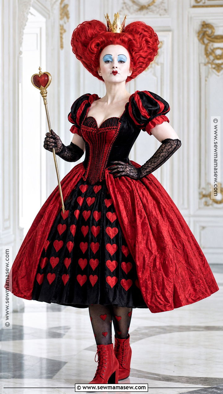 Red Queen Costume - 35 tim burton halloween costumes