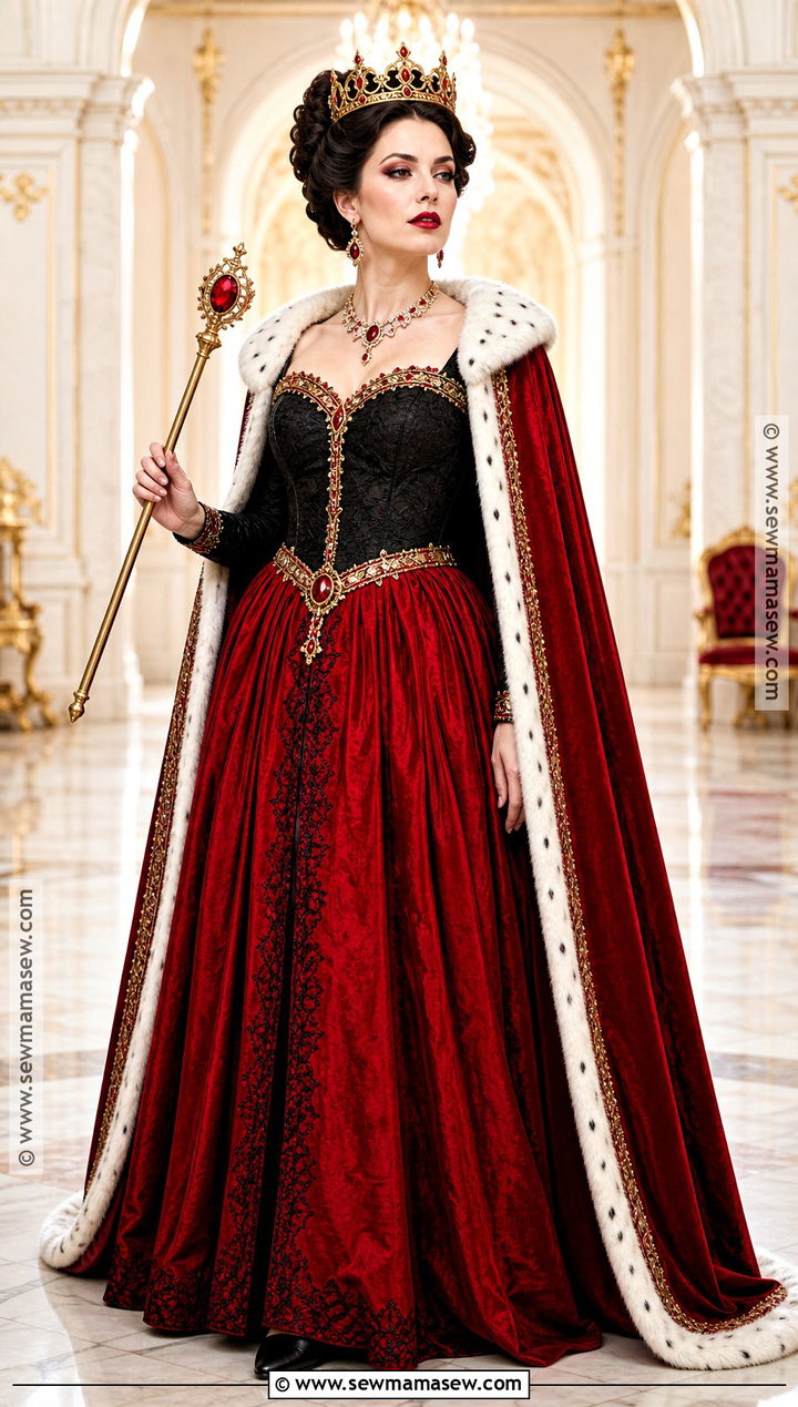 Red Queen Costume With Cape - 30 red cape costume ideas