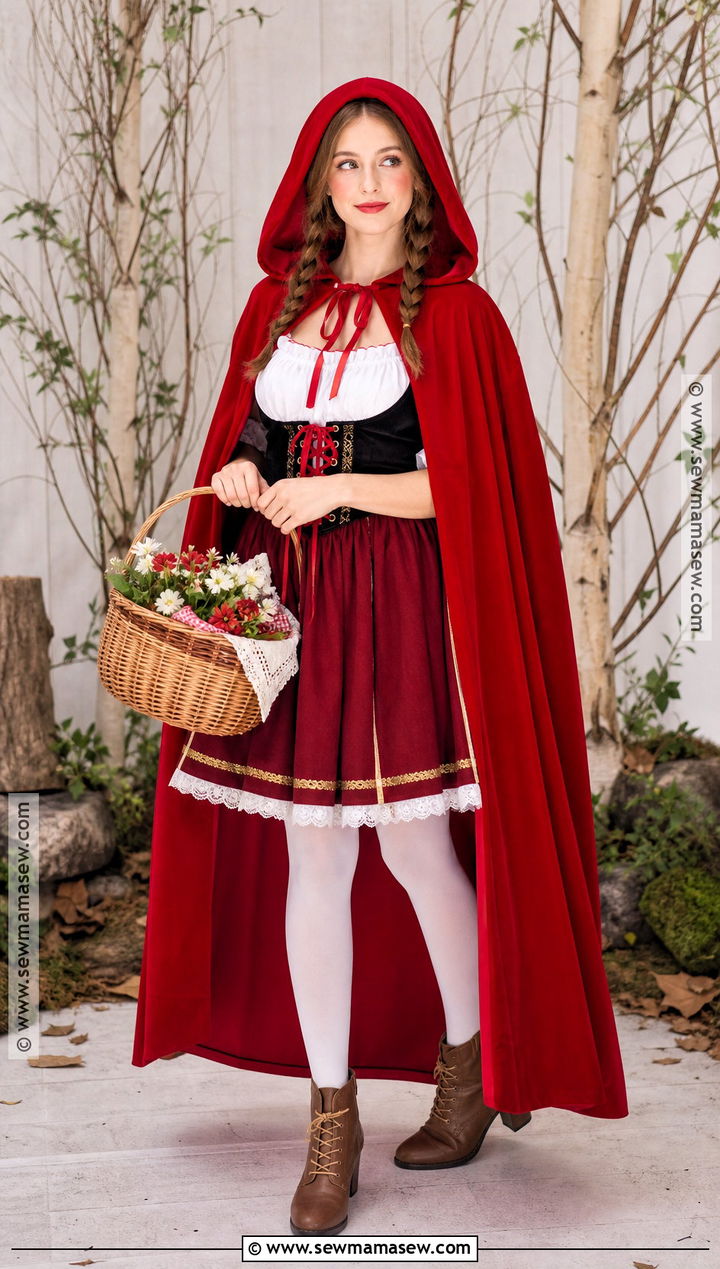 Red Riding Hood Costume With Basket - 45 costume party ideas