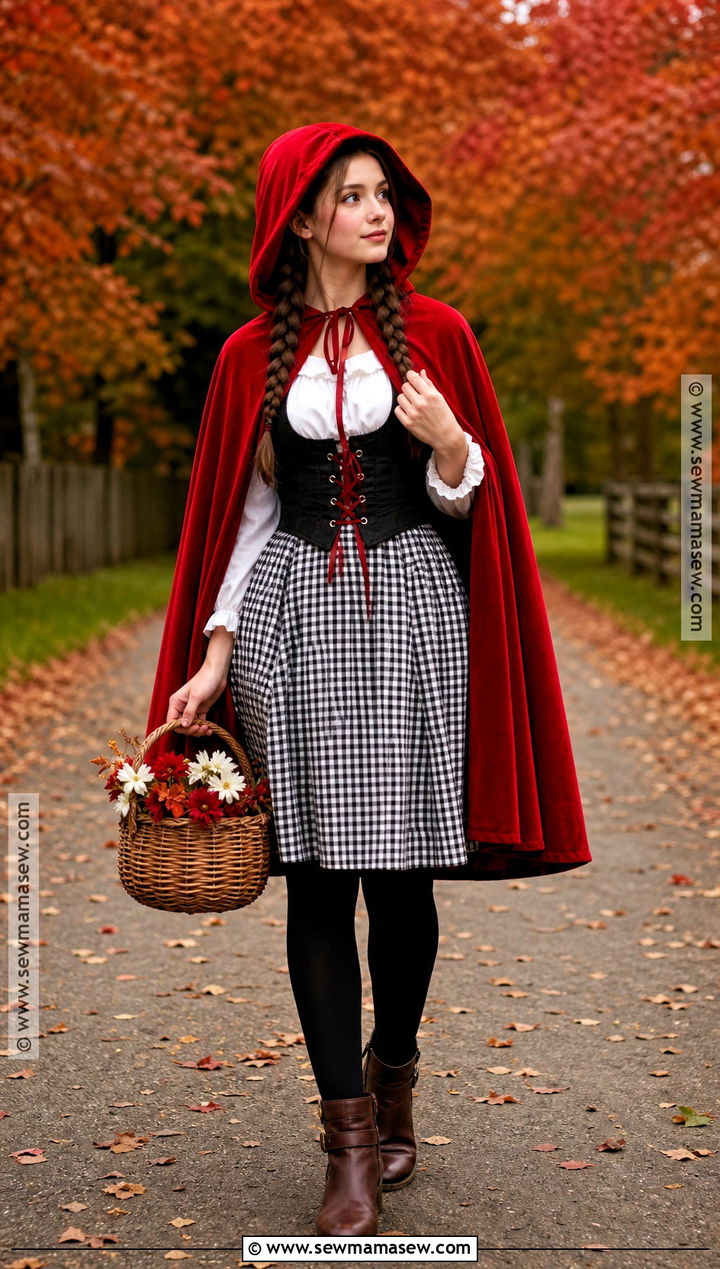 Red Riding Hood Costume With Cape - 30 teen costumes
