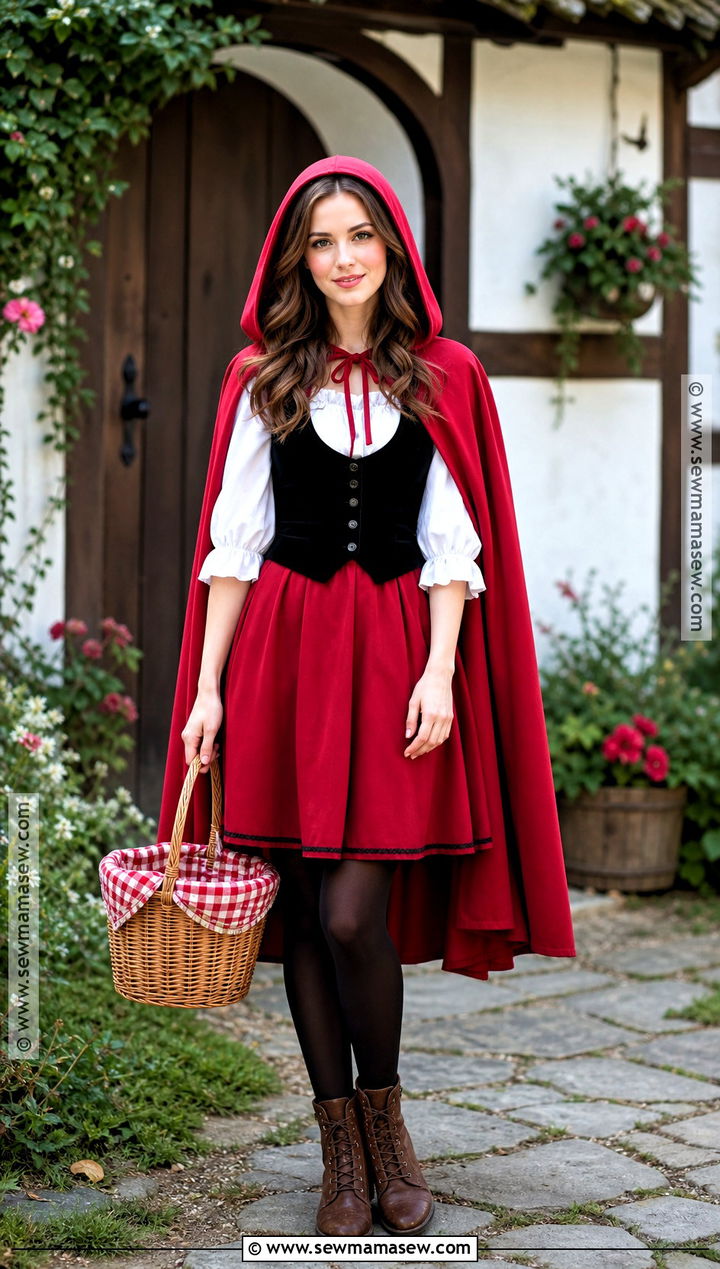 Red Riding Hood Costume With Cape - 35 halloween costumes single