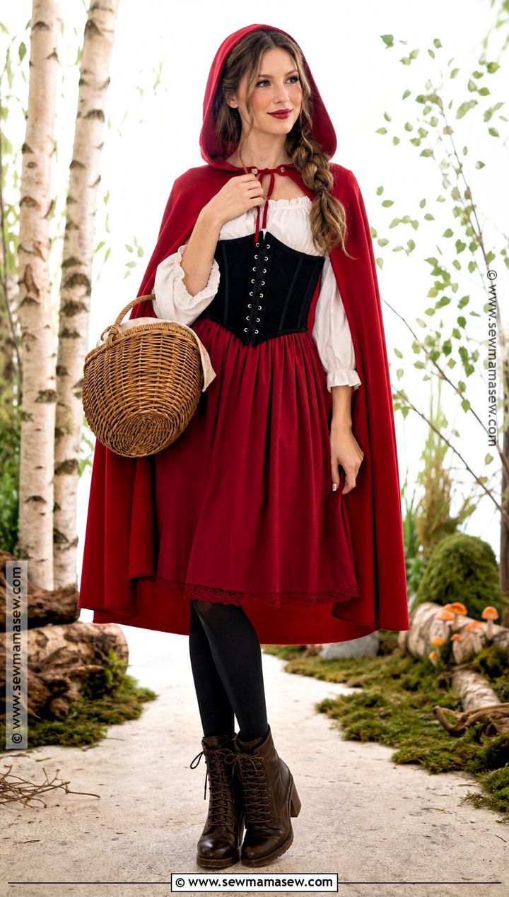 Red Riding Hood Costume With Cape - 50 halloween costumes for women