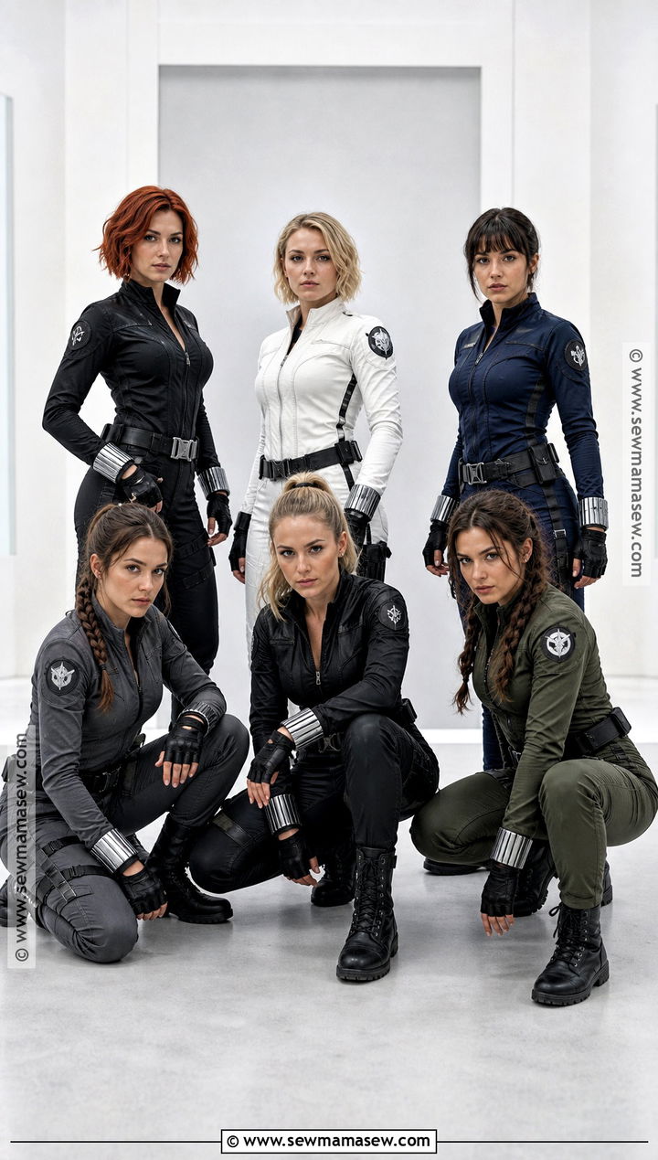 Red Room Black Widow Cosplay Group - 30 black widow cosplay ideas