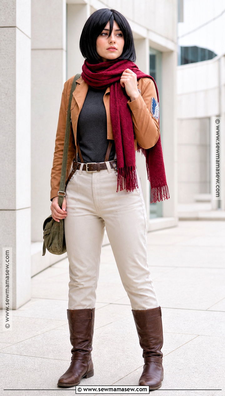 Red Scarf Mikasa Costume - 30 mikasa costume ideas