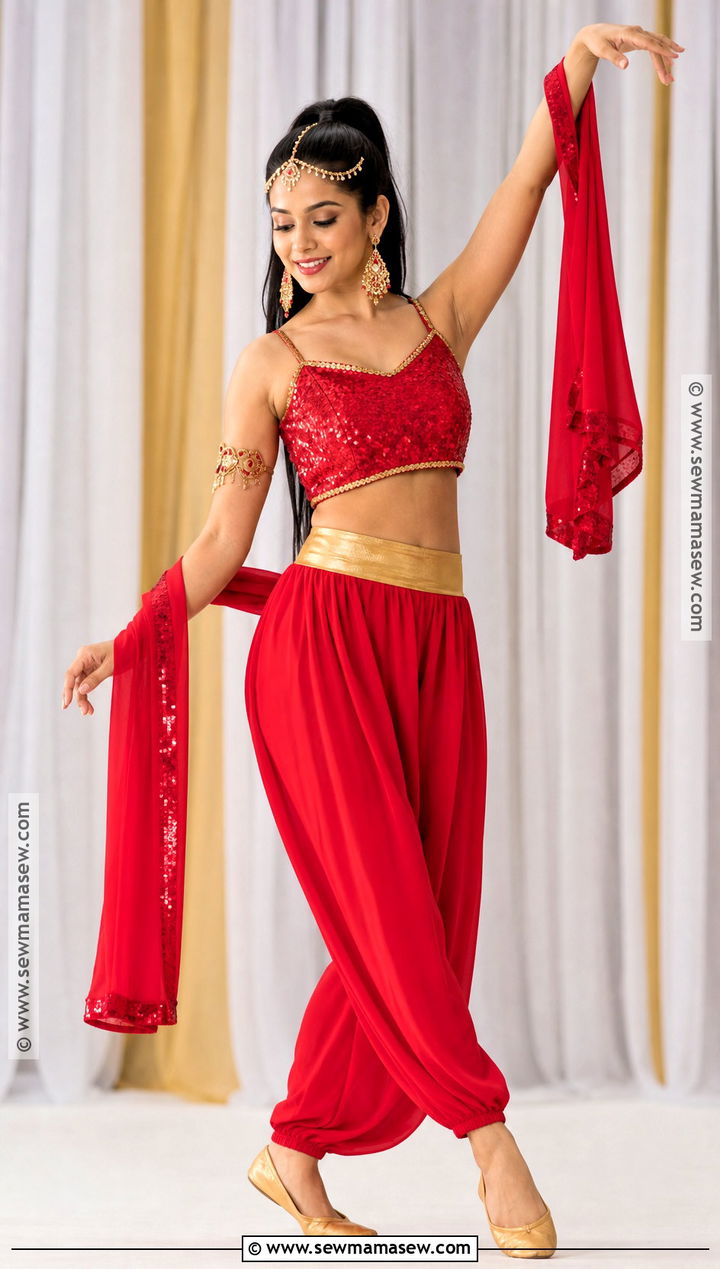 Red Sequin Jasmine Costume - 35 red jasmine costume ideas