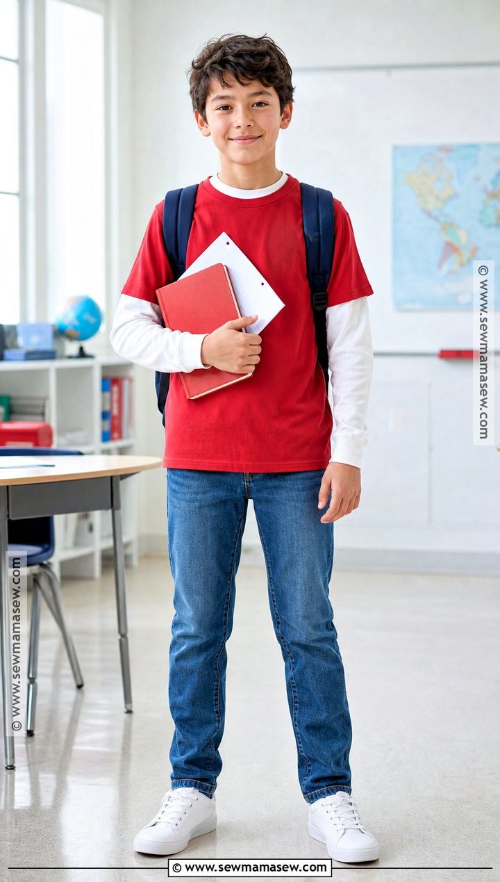 Red Shirt Greg Heffley Costume - 35 diary of a wimpy kid costume ideas