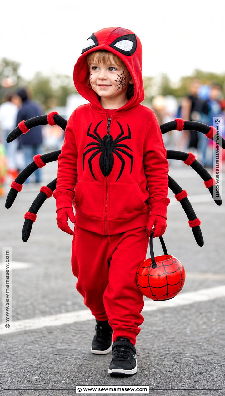 Red Spider Costume - 30 spider costume ideas for kids