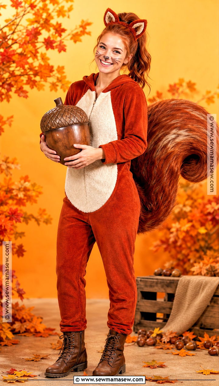 Red Squirrel Halloween Costume - 40 animal halloween costumes