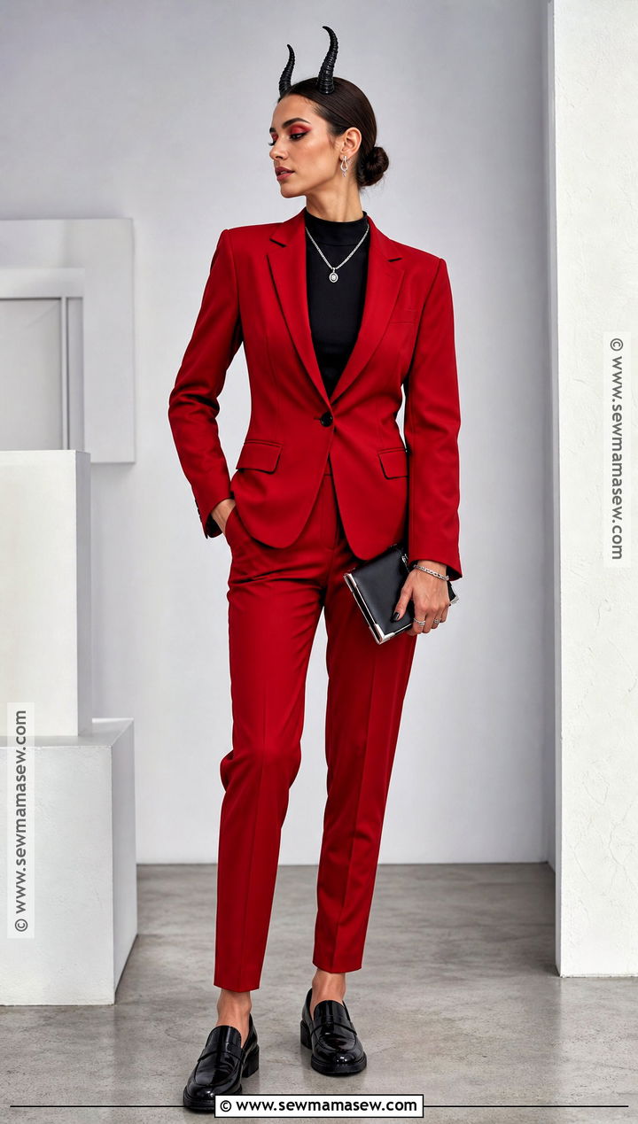 Red Suit Demon Outfit - 35 demon outfit ideas