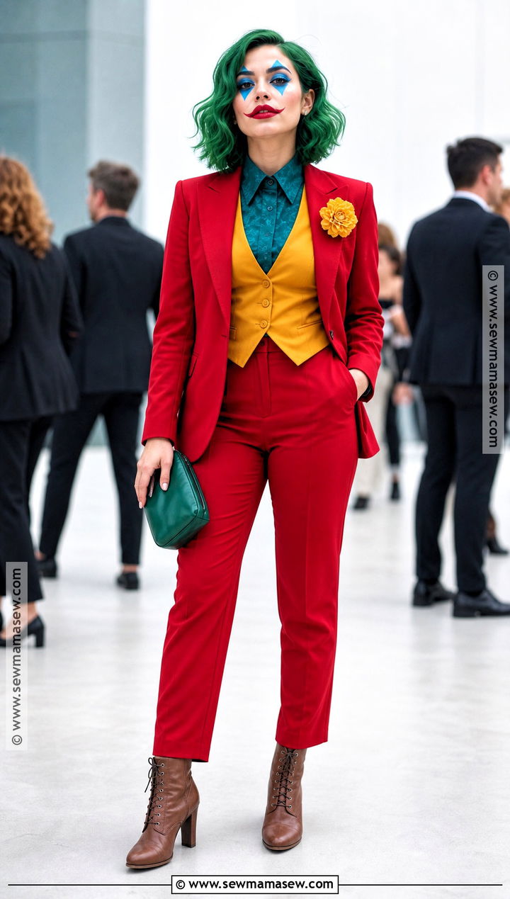 Red Suit Female Joker Costume - 35 female joker costume ideas