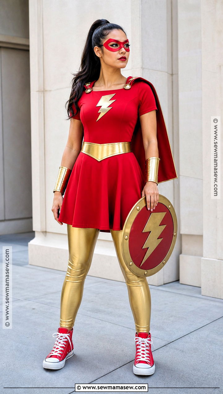 Red Superhero Dress Costume - 35 red dress halloween costume ideas