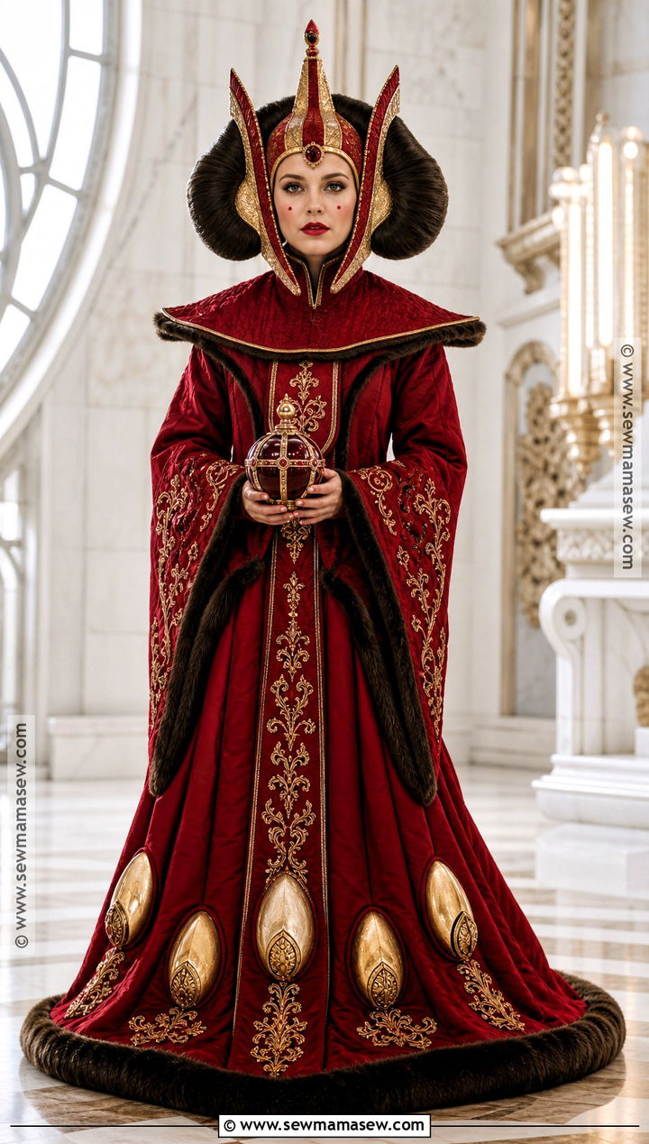 Red Throne Room Padme Costume - 30 padme star wars costumes