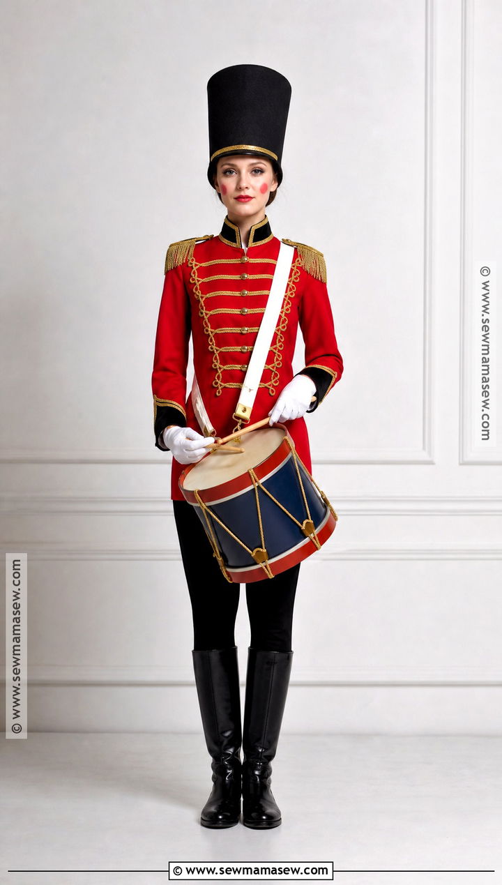 Red Toy Soldier Costume - 30 Christmas Halloween Costumes