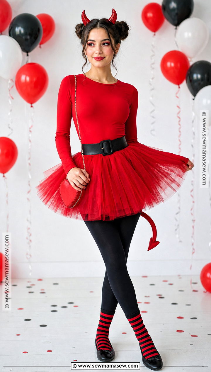 Red Tutu Devil Costume - 40 devil costume ideas for women