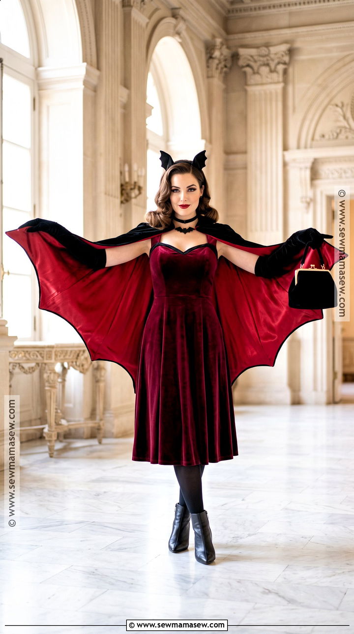 Red Velvet Bat Costume - 35 Bat Costume Women's Ideas