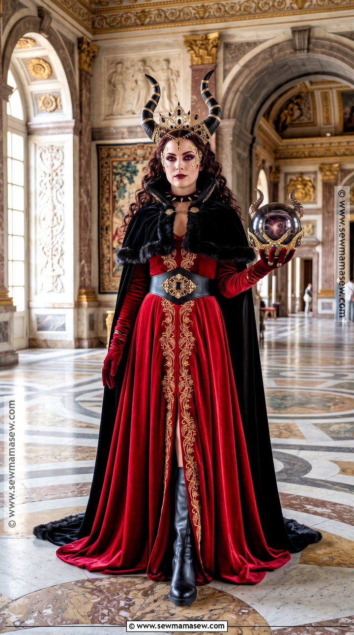 Red Velvet Demon Queen Costume - 35 demon halloween costume ideas