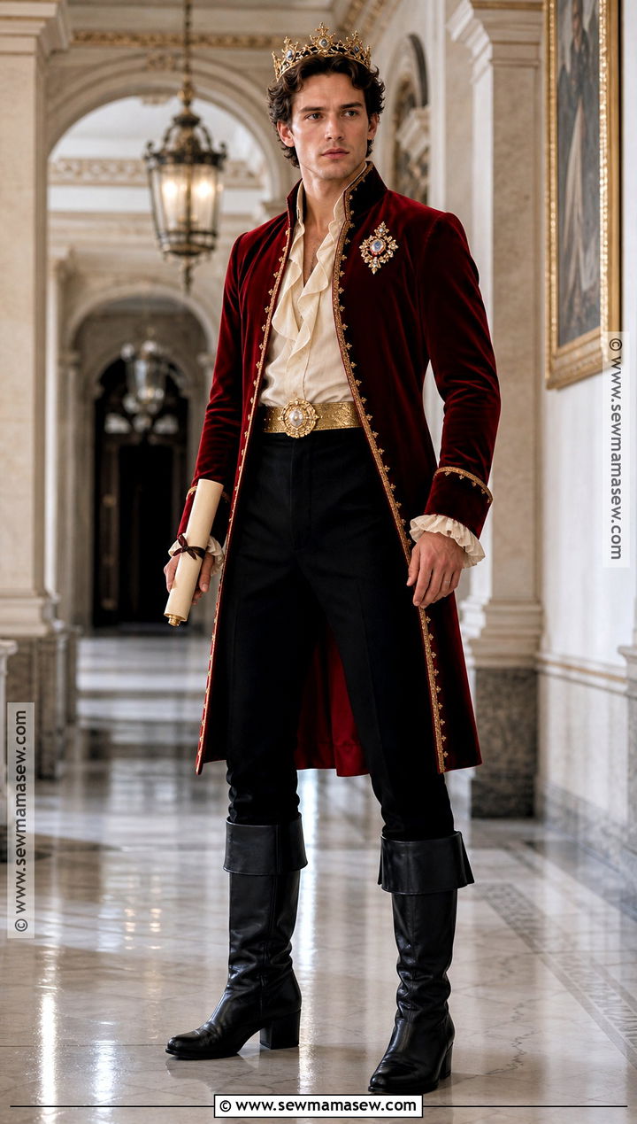 Red Velvet Fairytale Prince Costume - 35 prince costume ideas