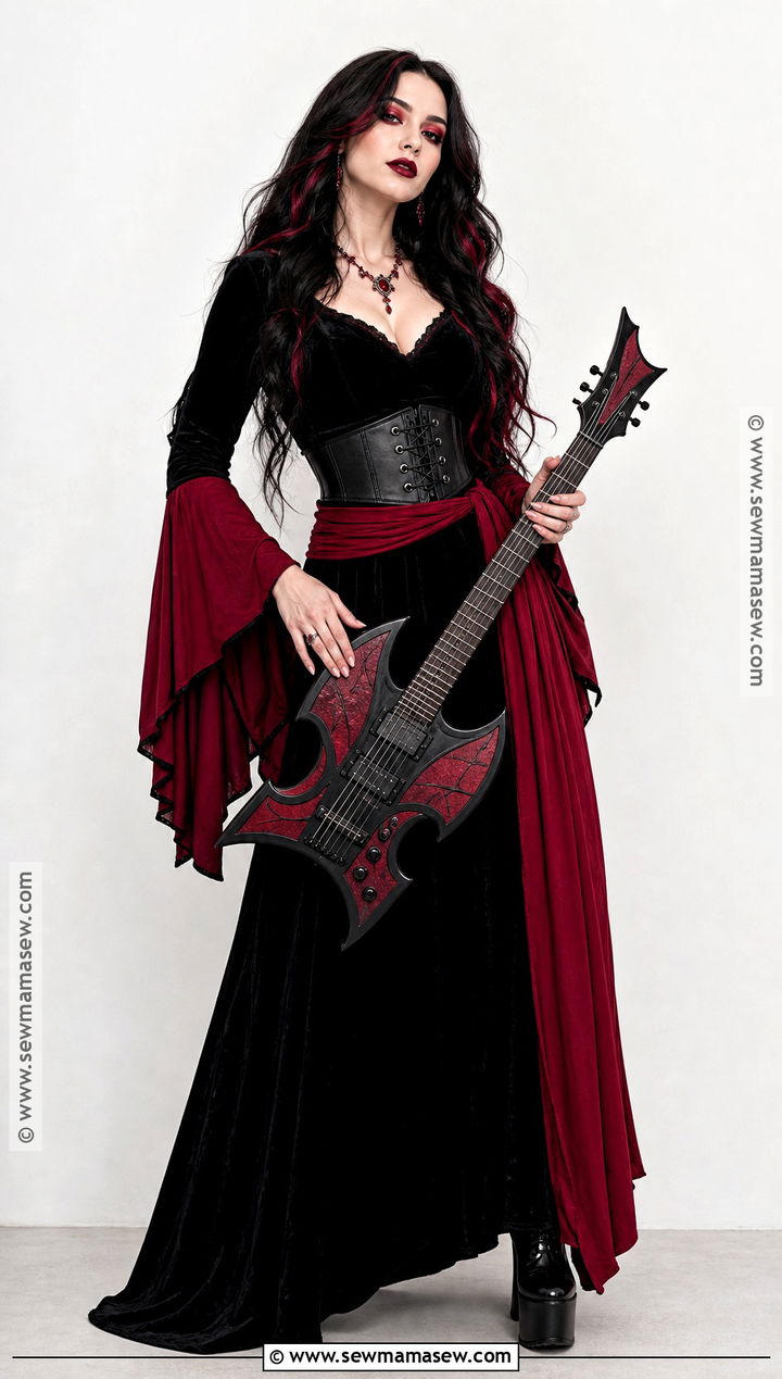 Red Velvet Thorn Hex Girls Costume - 40 hex girls costume ideas