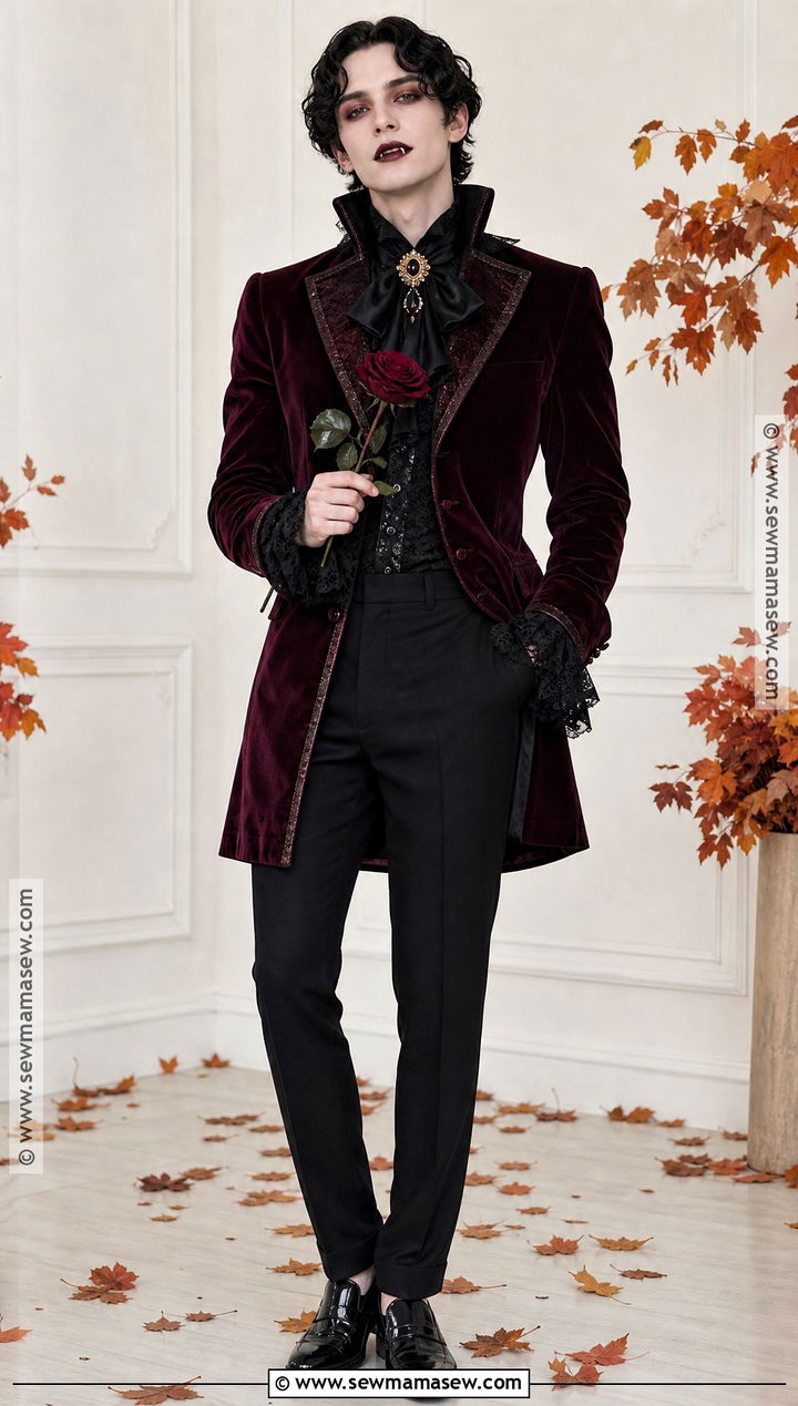 Red Velvet Vampire Costume - 50 vampire costume ideas
