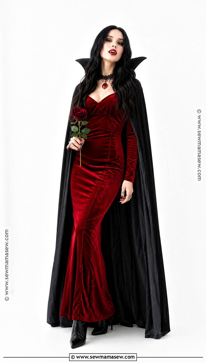 Red Velvet Vampire Dress Costume - 35 red vampire dress ideas