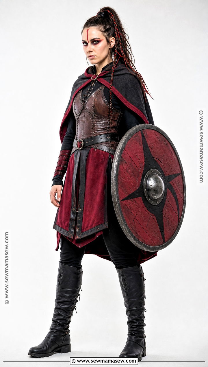 Red Viking Warrior Costume - 35 viking costume ideas for females