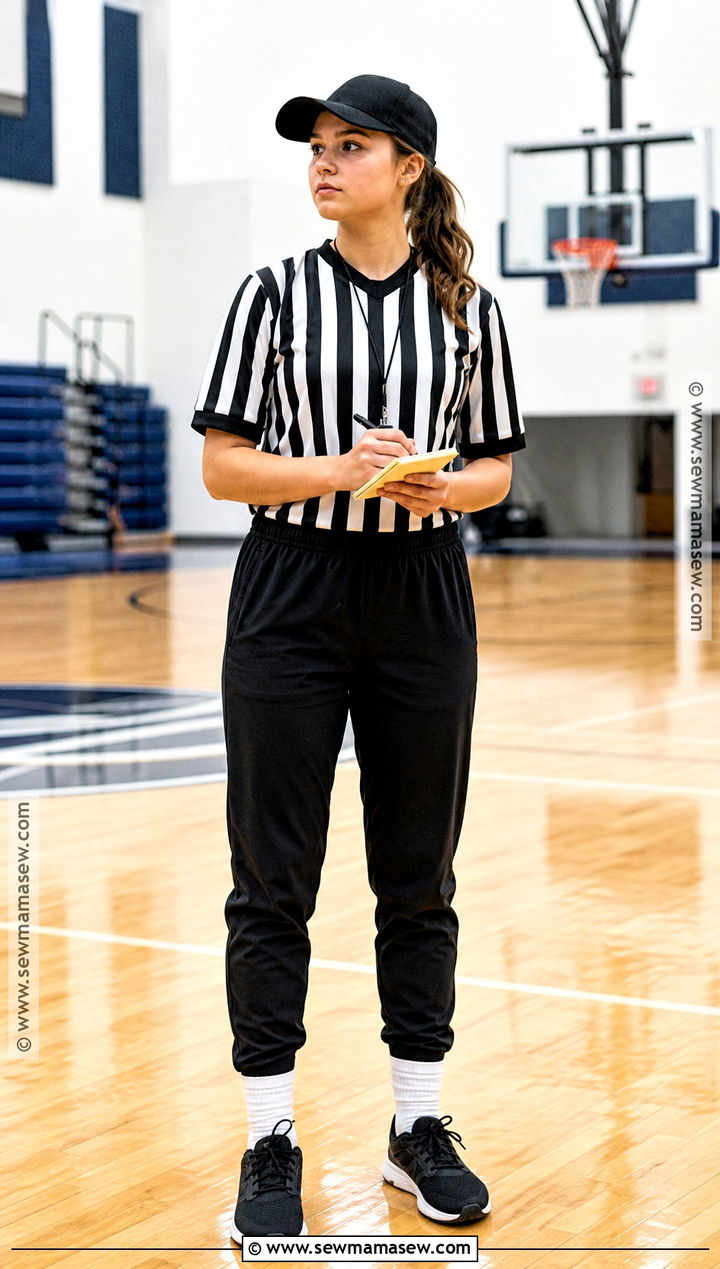 Referee Striped Shirt Costume - 30 high school halloween costumes