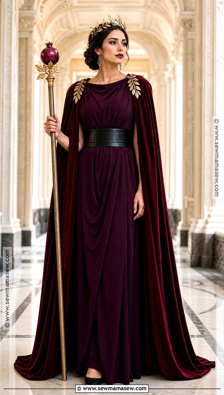 Regal Cape Persephone Costume - 40 Persephone Costume Ideas