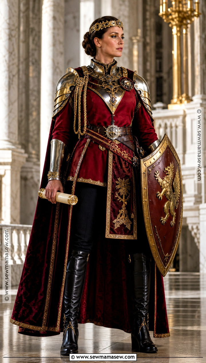 Regal Knight Commander Costume - 35 Knight Costume Ideas for Women