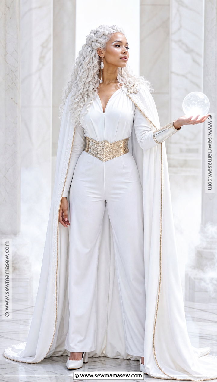 Regal Storm Cosplay With White Cape - 30 storm cosplay ideas