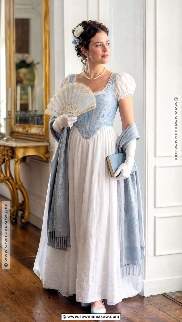 Regency Duchess Corset Costume - 35 corset costumes
