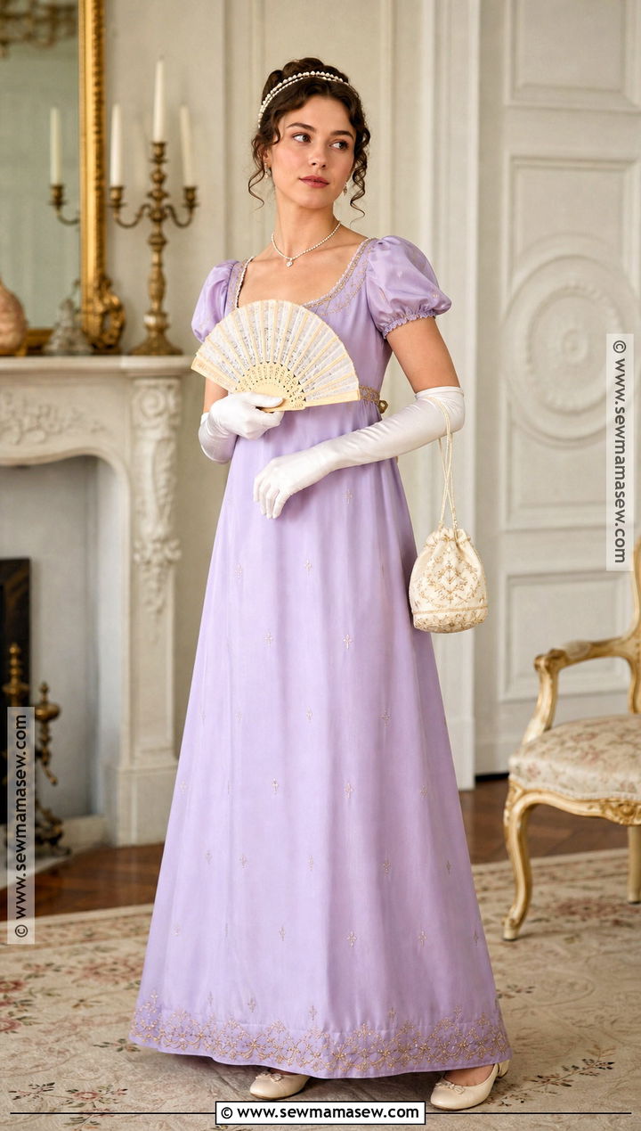 Regency Princess Costume With Empire Waist Dress - 35 pretty halloween costumes