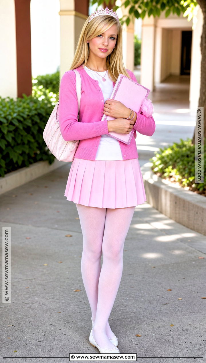 Regina George Pink Costume - 30 blonde girl halloween costumes