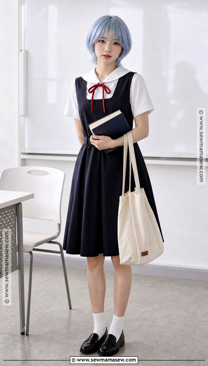 Rei Ayanami Cosplay With Light Blue Hair - 30 blue hair cosplay ideas