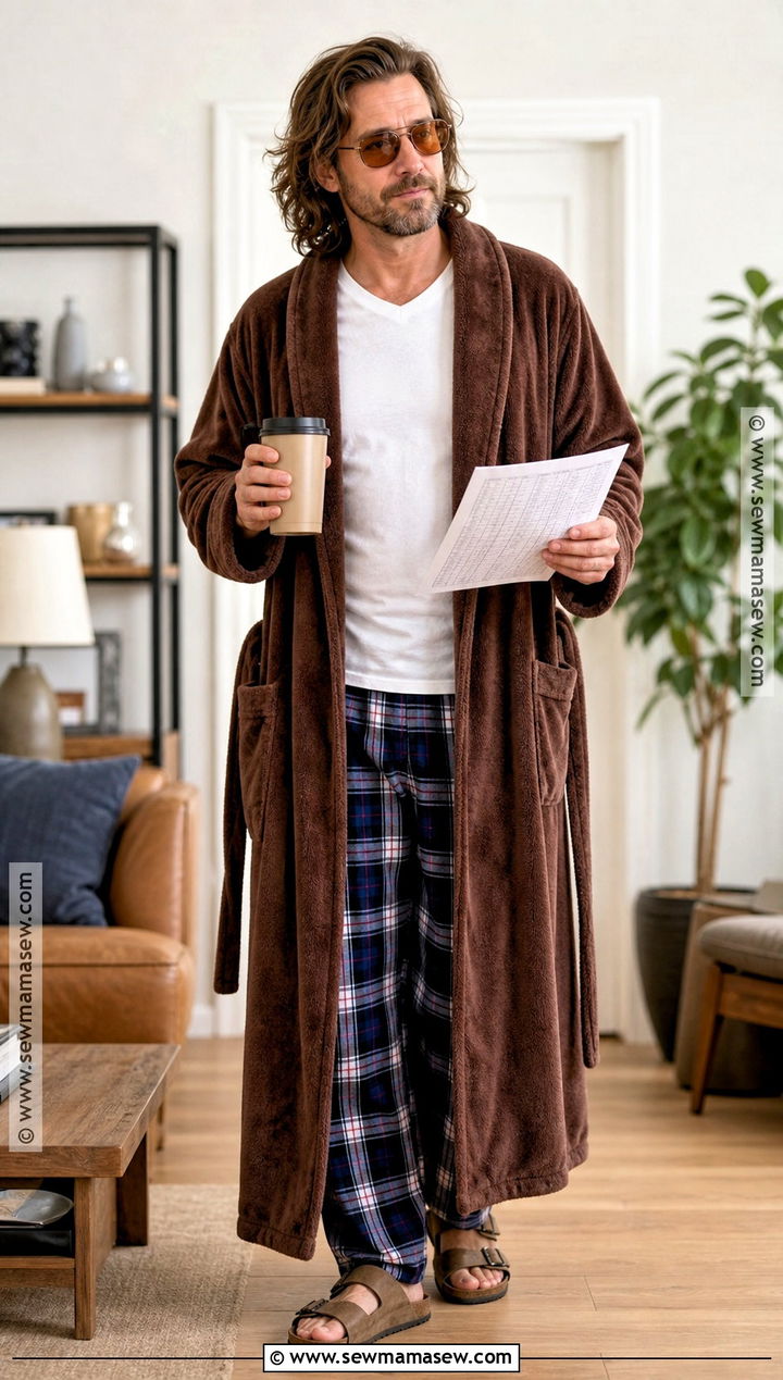 Relaxed Bathrobe Character Costume - 30 Last Minute Costume Ideas for Men